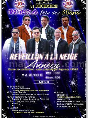 Rebika reveillon Salle Polyvalente Argonay