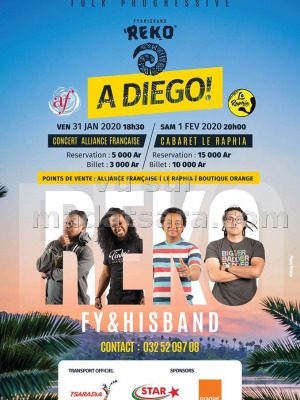 Reko Fy‍ - cabaret - AF - Antsiranana Diégo Suarez‍ - Karaoke Raphia‍