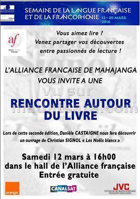 Rencontre autour du livre à l'Alliance Française de Mahajanga