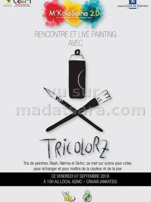 Rencontre live et painting Espace Art Public (CRAAM) Ankatso