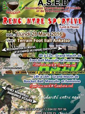 Rencontre sportive Terrain de foot Ankatso