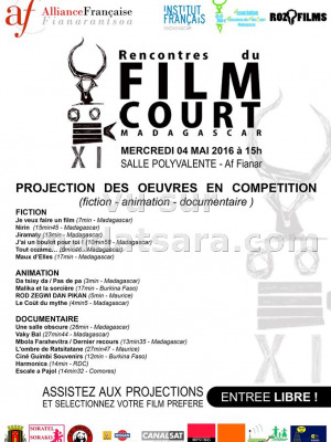 Rencontres du Film court Madagascar à l'Alliance Française de Fianarantsoa