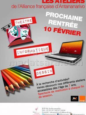 Rentrée des Ateliers de l'Alliance Française d'Antananarivo
