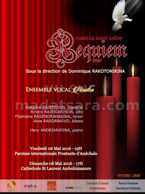 Requiem ensemble vocal Hiraitra Paroisse internationale Protestante d'Andohalo