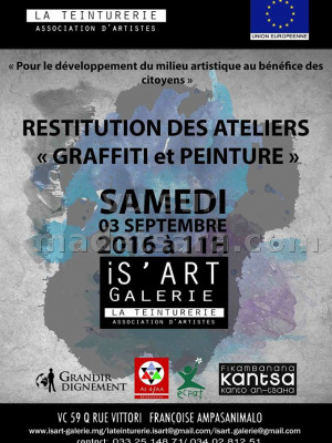 Restitution des ateliers "Graffiti et Peinture" - Is'Art Galerie