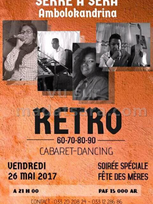 Retro 60-70-80-90 cabaret dancing - Serre à Sera Ambalabe Ambolokandrina‍