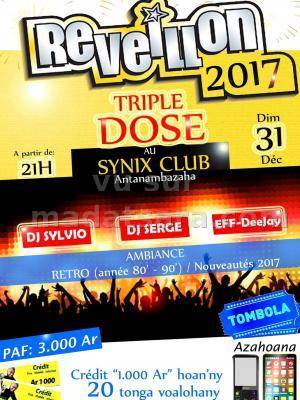 Réveillon 2018 triple dose au Snix Club Antanambazaha