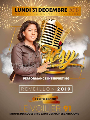 Réveillon 2019 - Le Voilier 91 La Norville‍ avec Tosy‍