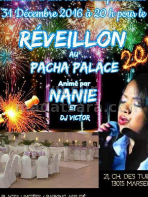 Réveillon au Pacha Palace Marseille animée par Nanie‍ et DJ Victor‍