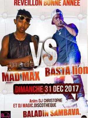 Réveillon bonne année avec Basta Lion & Madmax - Baladin Sambava
