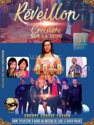 Réveillon croisière sur la seine avec Bodo & Groupe Fusion