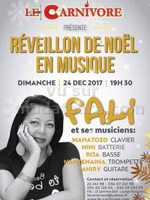 Réveillon de noel en musique avec Fali - Le Carnivore