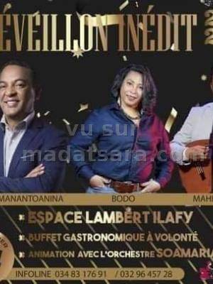 Reveillon inédit Bodo, Mahery, Rija ramanantoanina Espace lambert Ilafy