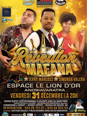 Réveillon mafana - Samoela‍ Jerry Marcoss‍ Simonda Valera‍ - Lion d'Or Anosy Avaratra‍