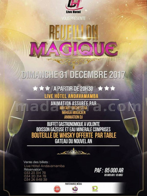 Réveillon magique - Live Hotel Andavamamba‍
