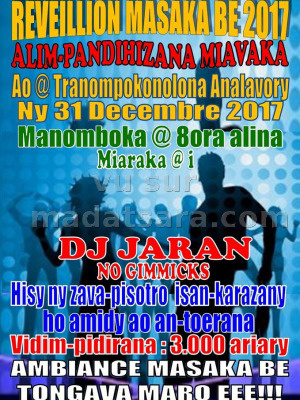 Réveillon masaka be - Tranompokonolona Analavory