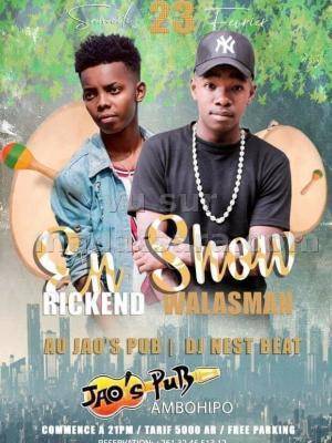 Rickend & Walasman en show case JAO'S PUB