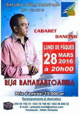 Rija Ramanantoanina - cabaret dancing à Antsaha hotel Antsirabe