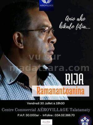 Rija ramanantoanina Centre Commercial Aerovillage Talatamaty