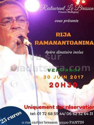 Rija ramanantoanina en cabaret Le Bresson Pantin