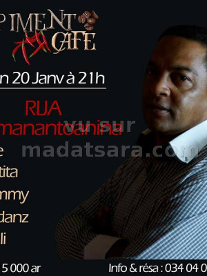 Rija ramanantoanina‍ en concert au Piment Café Behoririka‍