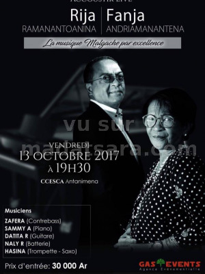 Rija ramanantoanina‍ & Fanja Andriamanantena‍ accoustik live au CCESCA Antanimena‍