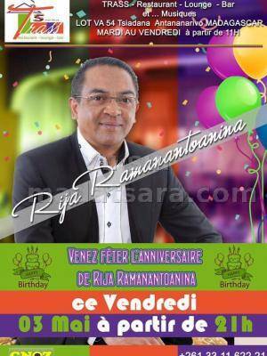 Rija ramanantoanina fête son anniversaire TRASS Tsiadana