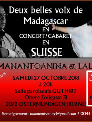 Rija ramanantoanina‍ & Lalatiana‍ - cabaret/concert - Salle paroissiale Guthirt Ostermundigen