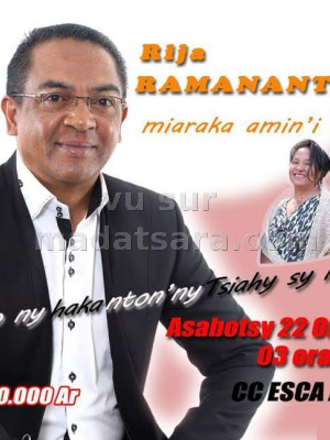 Rija ramanantoanina‍ & Lilie‍ en concert au CCESCA Antanimena‍ hikalo ny hakanton'ny Tsiahy sy ny Vao
