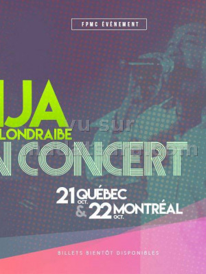 Rija rasolondraibe‍ en concert à Montréal et au Québec