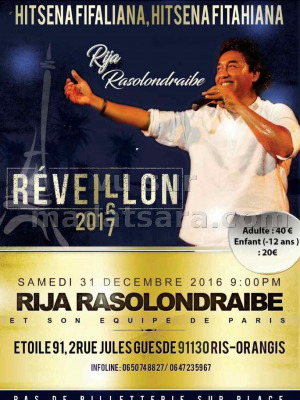 Rija rasolondraibe‍ hitsena fifaliana, hitsena fitahiana - Palais91 & Etoile 91‍