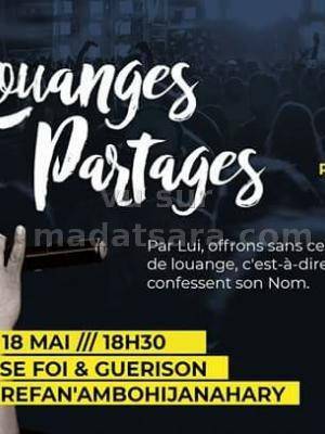 Rija rasolondraibe louanges partages Eglise Foi Et Guerison Andrefan'Ambohijanahary