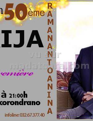 Rija Ramanantoanina - détente avant première mon 50è au Paprika Akorondrano