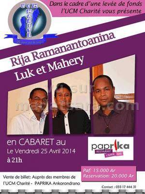 Dans le cadre de la levée de fonds de l'UCM Charité.