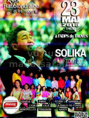 Rija Rasolondraibe et Les Hoper's de Madagascar en concert à l'ADPS de Troyes