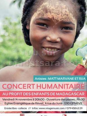 Rija Rasolondraibe et Matt Marvane - concert humanitaire au profit des enfants de Madagasikara à l'