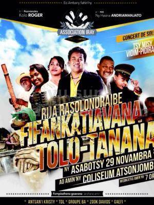 Rija Rasolondraibe Fifankatiavana Tolo-tanana ao amin'ny Coliseum Antsonjombe
