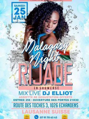 Rijade - malagasy night Lausanne