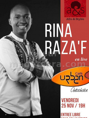 Rina Raza'F en live au Urban Café Antsahabe‍