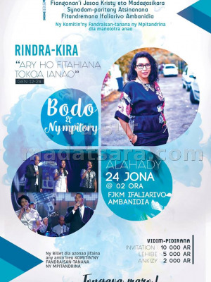 Rindran-kira Bodo‍ sy Ny Mpitory‍ - FJKM Ifaliarivo Ambanidia