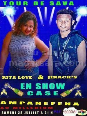 Ritah Love & Jirac'ks en show case Millenium Discothèque Ampanefena