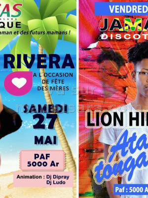 Rivera‍ & Lion Hill‍ en concert Discothèque Jamagas Antalaha‍
