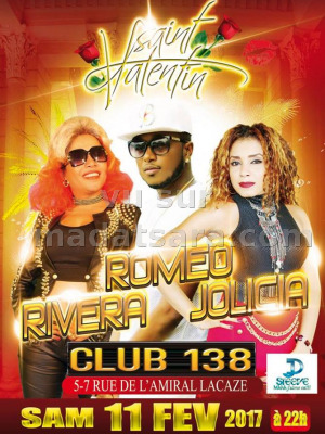 Rivera‍ & Romeo‍ au Club 138 - La Réunion‍ - invitée : Jolicia‍