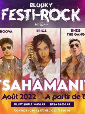 Blooky Festi-Rock Nini KIaka, Tselatra, Erica, Rheg, Jacquot (Green), Roova Concert Antsahamanitra