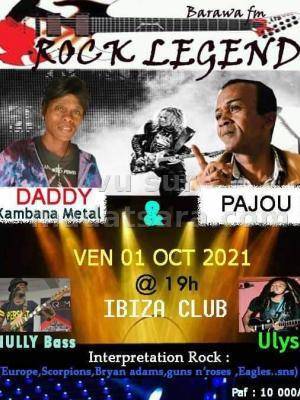 Rock legend Nully, Pajou, Ulysse Ratomosoa, Daddy (Kambana Metal)  Ibiza Club Antsahatanteraka