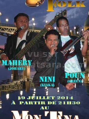 Rock &amp; Folk avec Nini, Mahery et Poun au Mon Tana