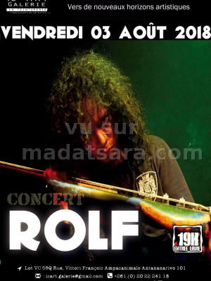 Rolf‍ en concert Is'Art Galerie‍