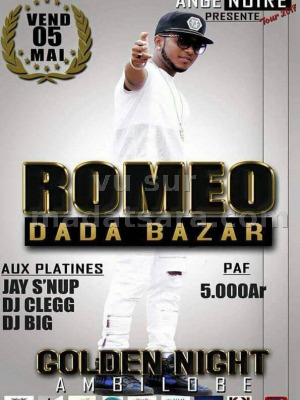 Romeo‍ en show case - Golden Night Ambilobe‍