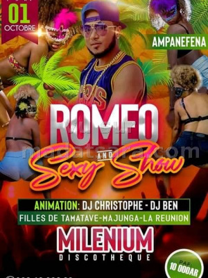 Romeo‍ - sexy show - Millenium Discothèque Ampanefena‍