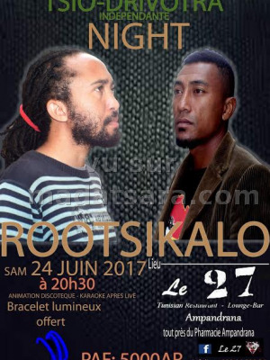 Rootsikalo‍ en concert - Le 27 Ampandrana